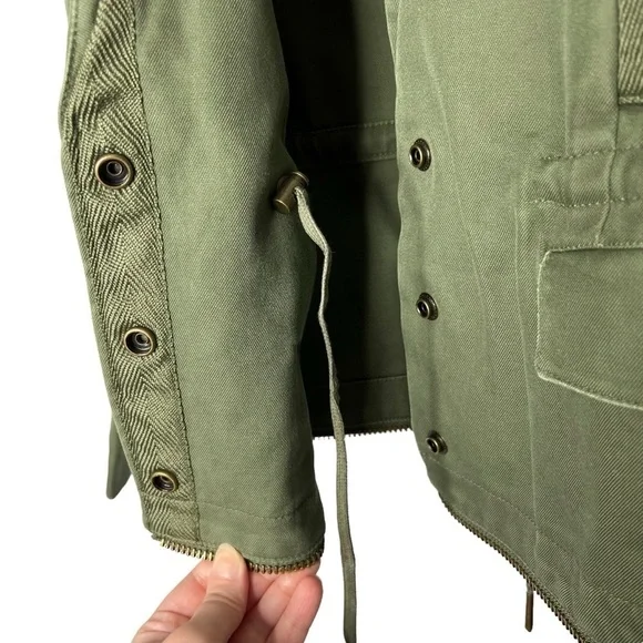Zadig Voltaire Vedam Bis Skull Military Jacket Kaki Size S NEW Jackets & Coats
